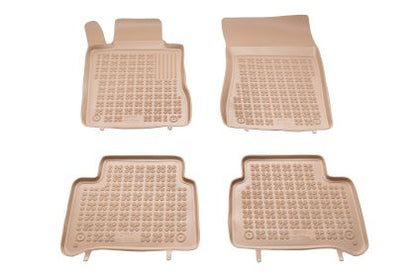 Гумени стелки за MERCEDES E-Class W211 / CLS C219 (2002-2010) - тип леген бежови
