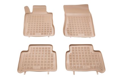 Гумени стелки за MERCEDES E-Class W211 / CLS C219 (2002-2010) - тип леген бежови