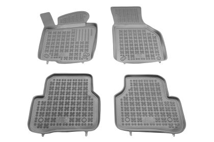 Гумени стелки за VW Passat B6 / B7 (2005-2014) / Tiguan (2007-2016) / Jetta (2010-2018) - тип леген сиви
