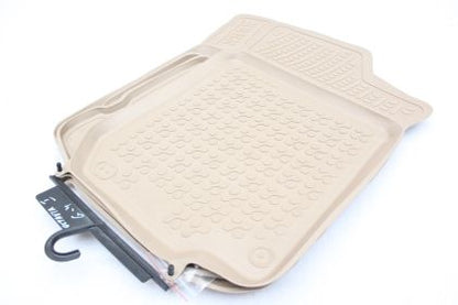 Гумени стелки за Golf 4 / Bora / Beetle / Jetta / Skoda Octavia 1 (1997-2010) / Seat Leon / Seat Toledo (1999-2005) - тип леген бежови