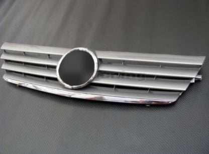 Решетка за Mercedes C203 Coupe (2000-2007) - 4 ребра хром