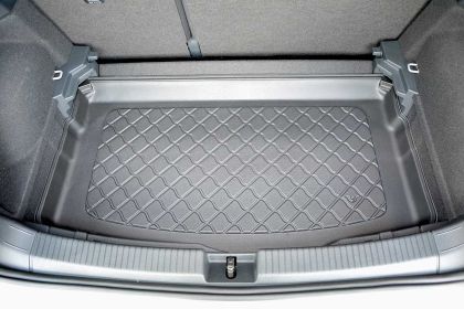 Гумирана стелка за багажник за Volkswagen T-Cross (2019+)  lower boot; adjustable boot floor in the lowest position