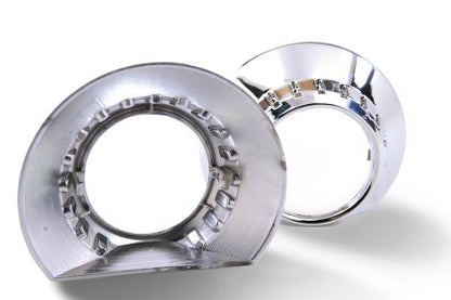 Капачки за лупи 2.5" BMW E46 Design овална ретрофит изрязана D=13.5cm