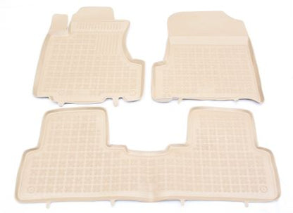 Гумени стелки за BMW X5 E53 (1999-2006) - тип леген - бежови