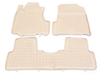 Гумени стелки за BMW X5 E53 (1999-2006) - тип леген - бежови