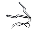 Универсални диодни светлини COB 18CM 12W - черен корпус