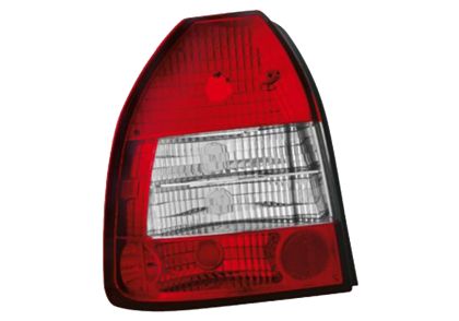 Кристални стопове HONDA CIVIC 3D (1996-2001) - Червени / Хром
