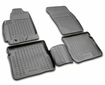 3D Гумени стелки за MITSUBISHI L200 (2015-2019) - 4 pcs.