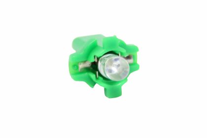 Лед крушки тип B8.3D 12V / 2W зелен