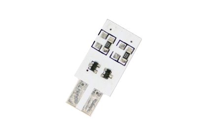 Лед крушки тип T10 с 4 SMD диода от едната страна