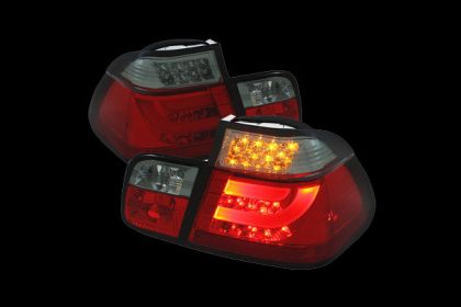 Диодни стопове BMW E46 седан (1998-2001) Light bar Design - опушени