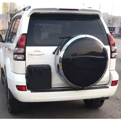 Спойлер антикрило за Toyota Prado  J120 (2003-2009) с трети стоп - черен гланц