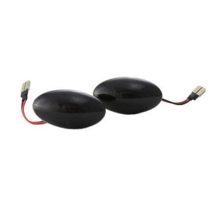 Диодни мигачи за калник за Mini Cooper R55,R56,R57,R58,R59 (2006-2013) - опушени с бягащ мигач