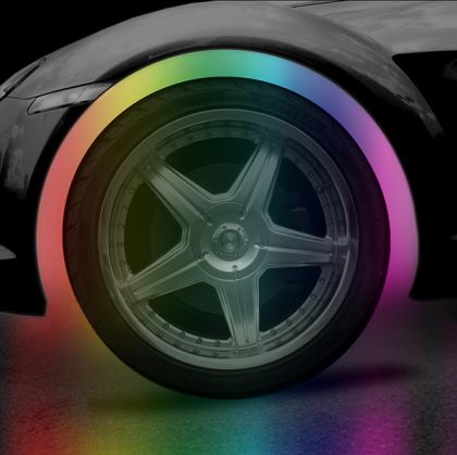 Undercar kit с дистанционно управление през телефон - мултиколор