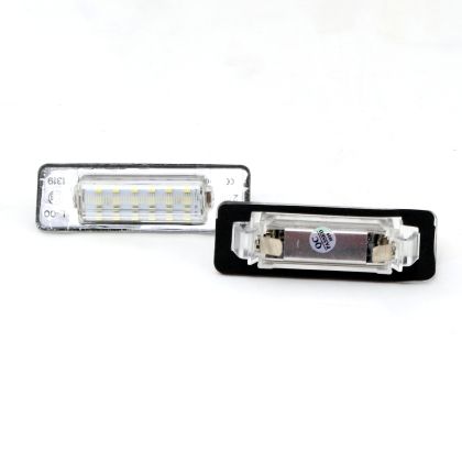 Плафони за задния номер за Mercedes W210 / W202 - диодни, 86x28 mm
