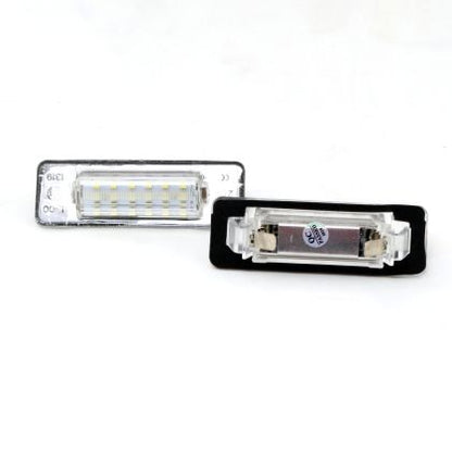 Плафони за задния номер за Mercedes W210 / W202 - диодни, 86x28 mm