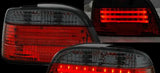 Диодни стопове с 3 светещи ленти BMW E38 (1994-2001) - черен хром