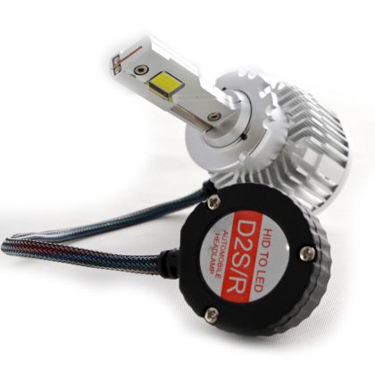 Лед крушки - Led система D2S D2R за подмяна на фабричен ксенон 50W - Canbus 6000K - 100% по силни от фабричен ксенон