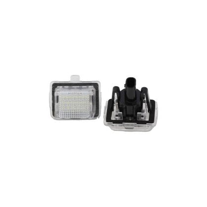 Плафони за задния номер за Mercedes W204 / W212 / C207 / W221 - с оригинална букса, 44x30 mm