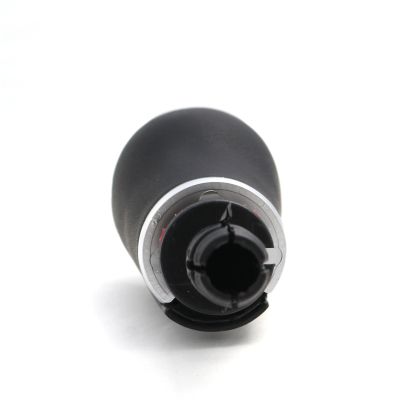 Топка за скоростен лост за VW Golf 5 / 6 / 7 / Scirocco / Jetta / Eos с 6 скорости - черна / силвър