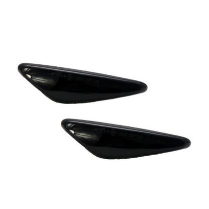 Диодни мигачи за калник за Mazda 2, 3, 5 (2003-2010), MPV (2003-2006) - опушени с бягащ мигач