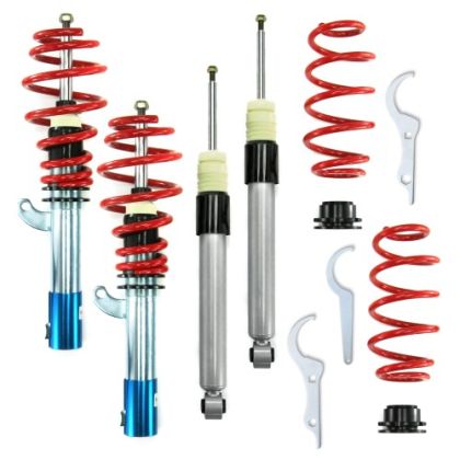 Регулируемо окачване за VW Golf 6 (2008-2013) 1.6TDi, 1.9TDi / DSG, 2.0TDi / DSG - червено