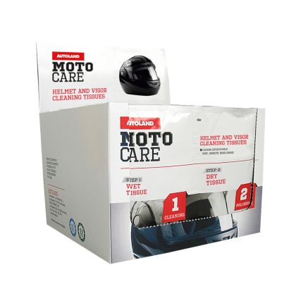 MOTO CARE кърпички за почистване на каски и визьори