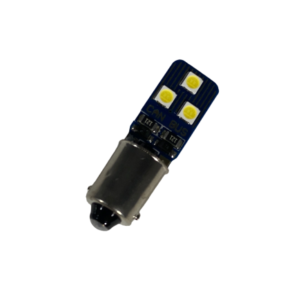 Лед крушки тип BA9 3030 с 6 SMD диода - Canbus срещуположни