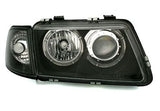 Кристални фарове Angel Eyes AUDI A3 (1996-2000) - черни