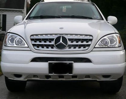 Решетка за Mercedes ML W163 (W164 дизайн) (1998-2005) - хром
