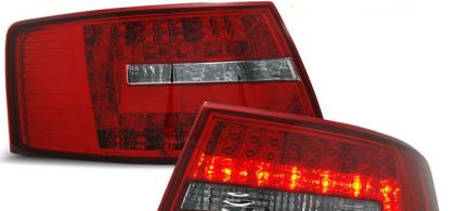 Диодни стопове за Audi A6 4F седан (2004-2008) - хром