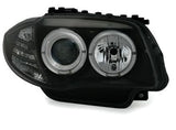Кристални фарове Angel Eyes BMW E87 / E81 (2004-2011) - черни