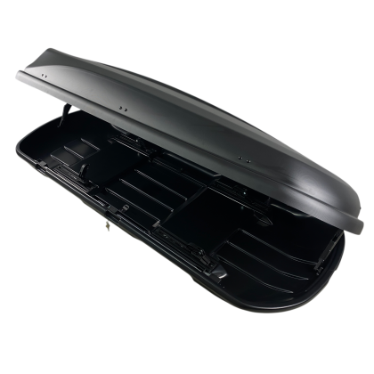 Автобокс Junior Xtreme 2 195x78x39cm с 85 mm крепежи,с двустранно отваряне с ключ, 450 литра - черен