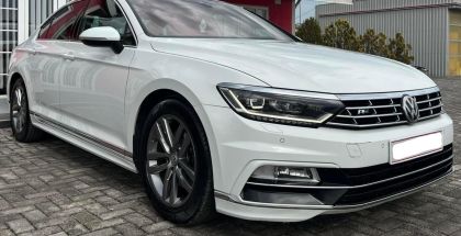 Предна броня за VW Passat B8 (2014-2019) - R дизайн с черна решетка