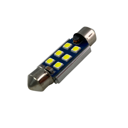 Лед крушка за плафон с 6 SMD диода 39мм - Canbus