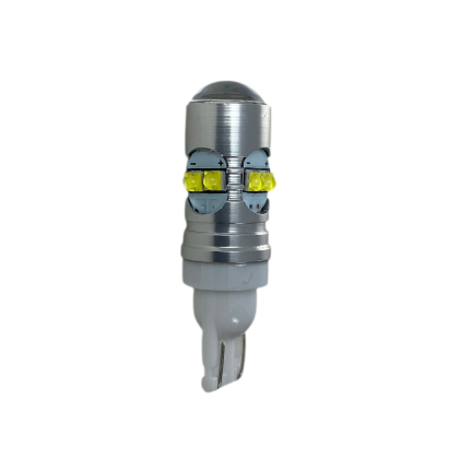 Лед крушки тип T10 10W с 10 диода 2323 по 1W Cree и лупа