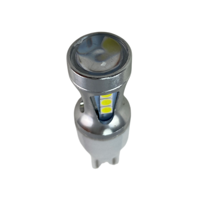 Лед крушка тип Т10 с 18 SMD 3030 лупа Canbus