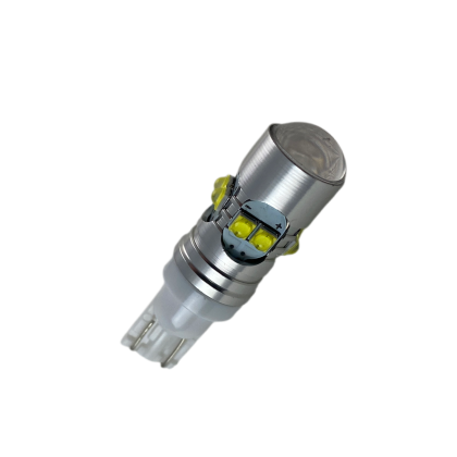 Лед крушки тип T10 10W с 10 диода 2323 по 1W Cree и лупа