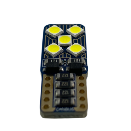 Лед крушка тип Т10 с 5+5 SMD 3030 Canbus