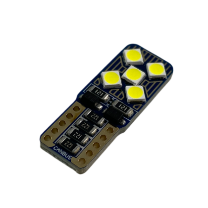 Лед крушка тип Т10 с 5+5 SMD 3030 Canbus