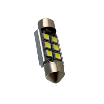 Лед крушка за плафон с 6 SMD диода 36мм - Canbus