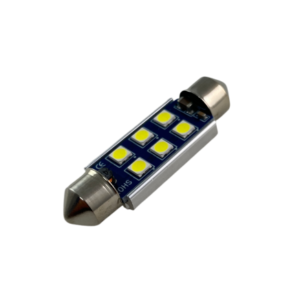 Лед крушка за плафон с 6 SMD диода 41мм - Canbus