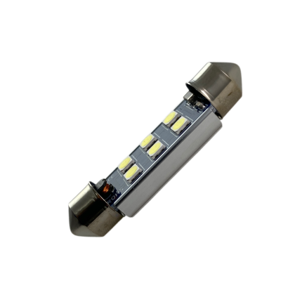 Лед крушка за плафон с 6 SMD диода 41мм - Canbus