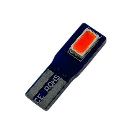Лед крушка тип T5 с 2 SMD диода - Canbus - червена