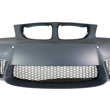 Предна броня за BMW E81 / E87 (2004-2011) - M1 look с отвори за халогени