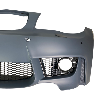 Предна броня за BMW E81 / E87 (2004-2011) - M1 look с отвори за халогени