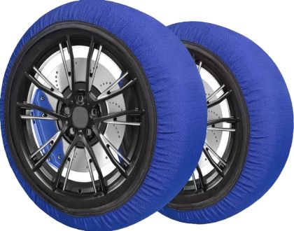 Текстилни вериги за сняг Streetech - син цвят - размер M - 2бр.