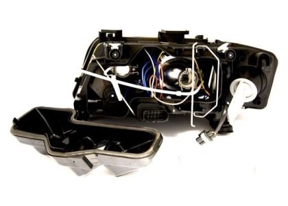 Кристални фарове за Audi A6 (1997-2001) - хром