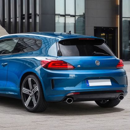 Диодни стопове за VW SCIROCCO (2009-2014) с бягащ мигач - червени