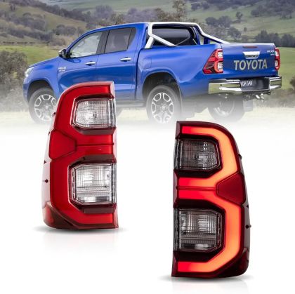Диодни стопове за TOYOTA HILUX (2015-2022) - червени